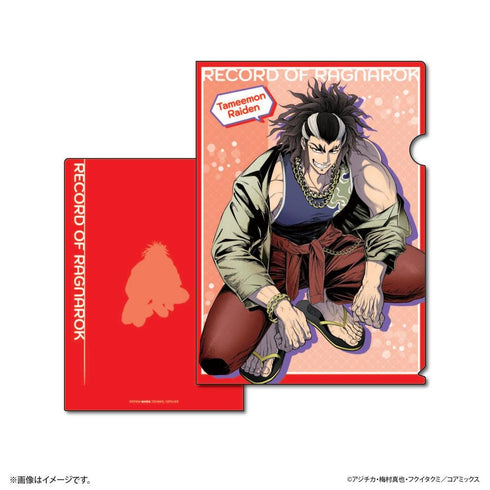 『終末のワルキューレ』オフショットコレクション クリアファイル 雷電為右衛門vsシヴァ (2枚組)